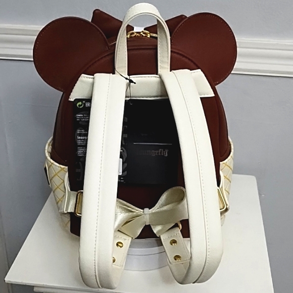 Loungefly Disney Minnie Mouse Chocolate Ice Cream Backpack - Picture 10 of 13